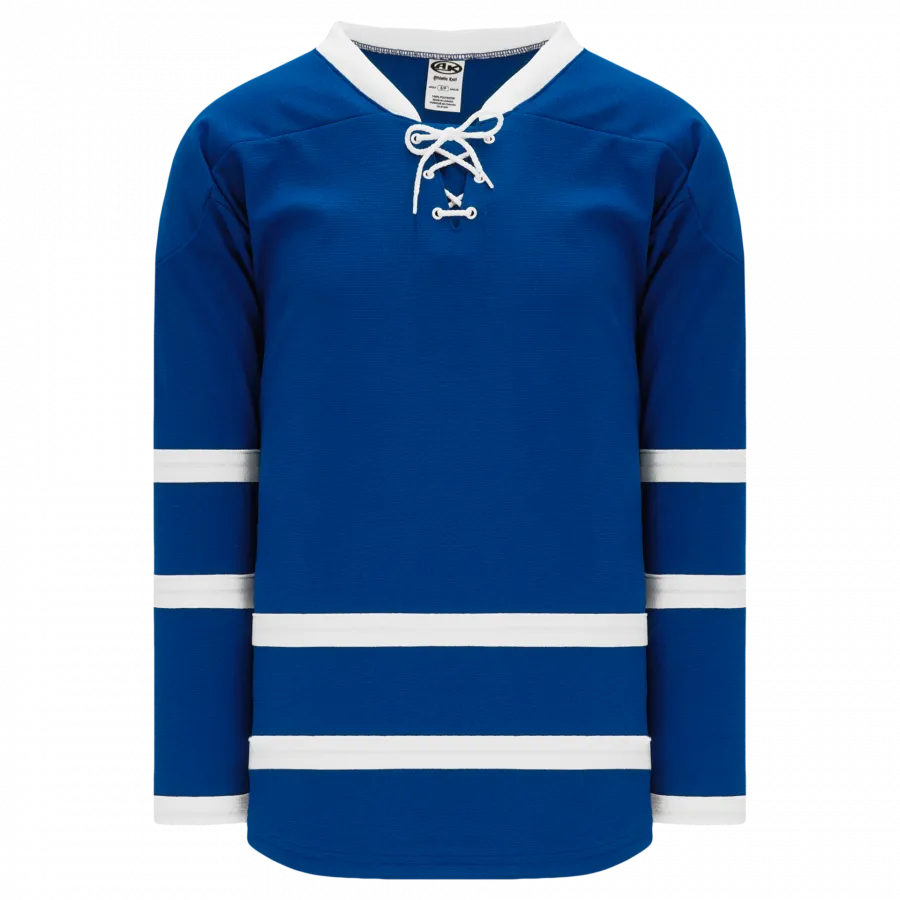 Hockey Jerseys Select - Athletic Knit H550B-TOR518B (Adult Small, No Printing)