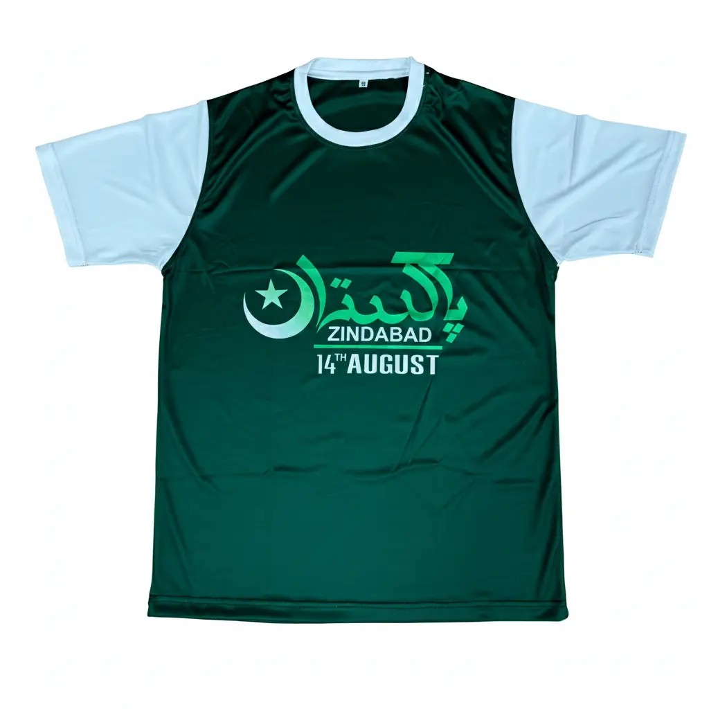 Pakistan Independence Jersey - IND002 (Green) (XS)