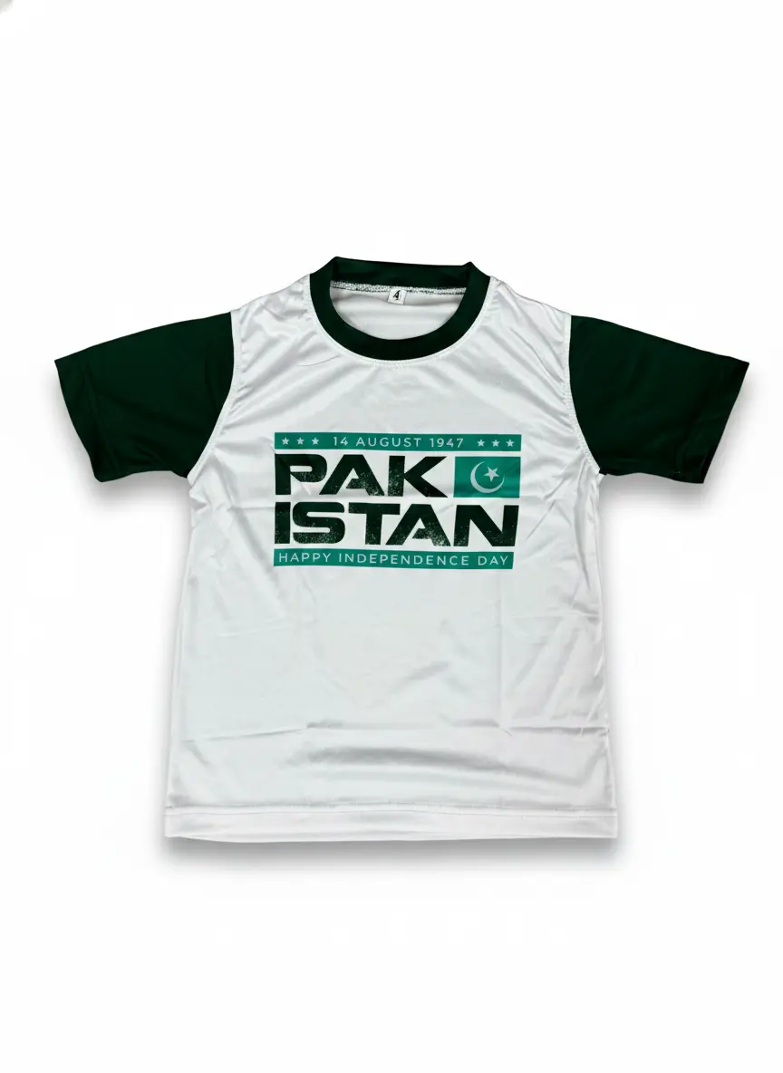 Pakistan Independence Jersey - IND003 (White)