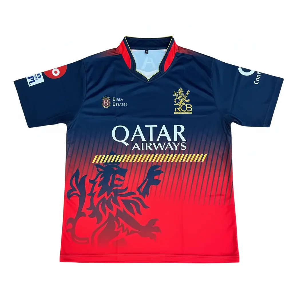 Royal Challengers Bangalore - IPL Replica Jerseys 2025 (With Name And Number VIRAT 18) (XS)