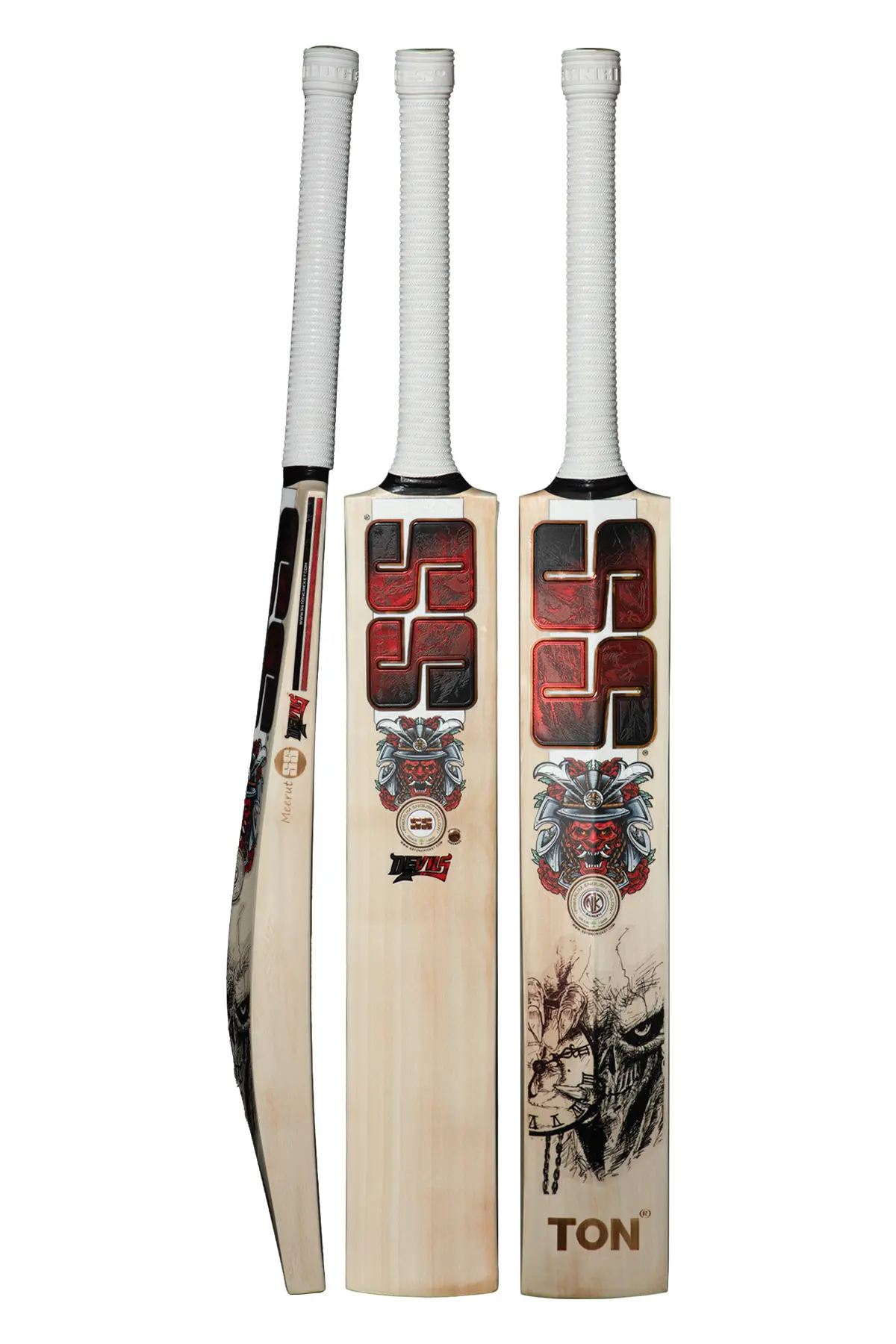 SS Devils English Willow Cricket Bat (RED)