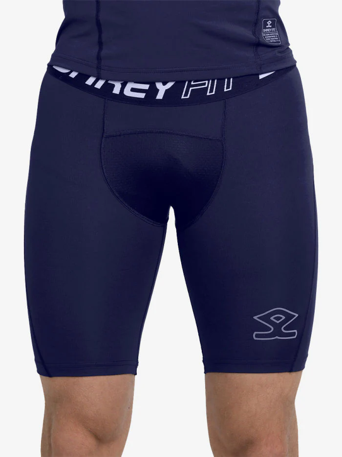 Shrey Compression Shorts (red, XS)